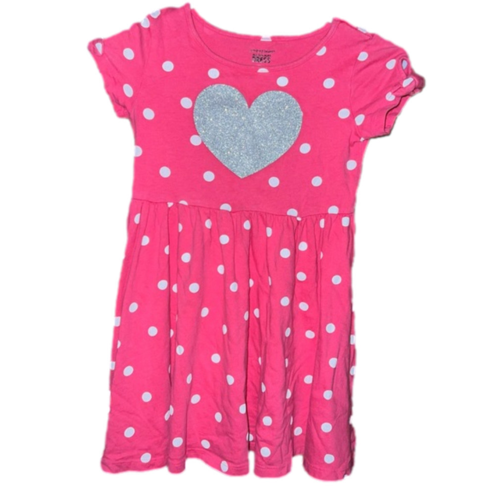 𝅺cute, “All Day Play Dress“👗 from Jumping Beans. Polka dots & sparkly heart